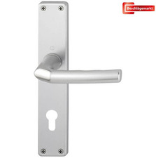 Hoppe Türdrücker Birmingham Langschild PZ Alu F1 Türgriff Drückergarnitur