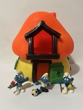 Großes Schlumpfhaus - Bully, Peyo W-Germany - Ca 26cm - Retro Vintage