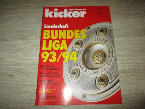 Kicker sonderheft bundesliga - kicker,