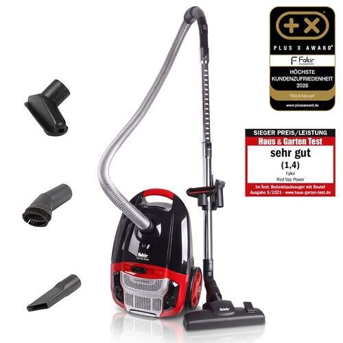 Fakir red vac power - red,
