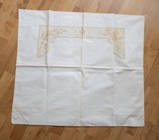 wunderschöner Kopfkissenbezug mit Spitze aus Omas Wäschetruhe 1 A Zustand 