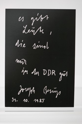 Joseph beuys gibt leute - gibt, leute"