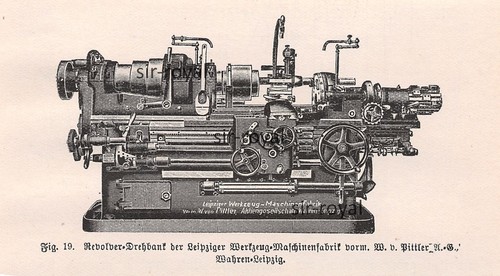 Revolver drehbank - drehbank,