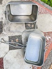 Brotdose Frühstück Handwerker Vesper Brotzeit Picknick Survival Alu Schatulle 