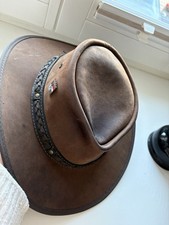 Lederhut Barmah Australien Cowboyhut X Large neuwertig braun 