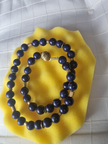 Vintage lapislazuli kette - vintage,