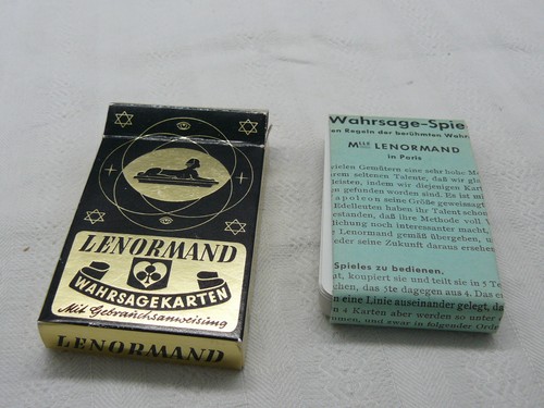 Gold lenormand wahrsagekarten - gold,