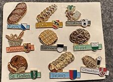 PIN-Konvolut: 9 verschiedene Brot PINs , Schweiz, Siehe Bild 