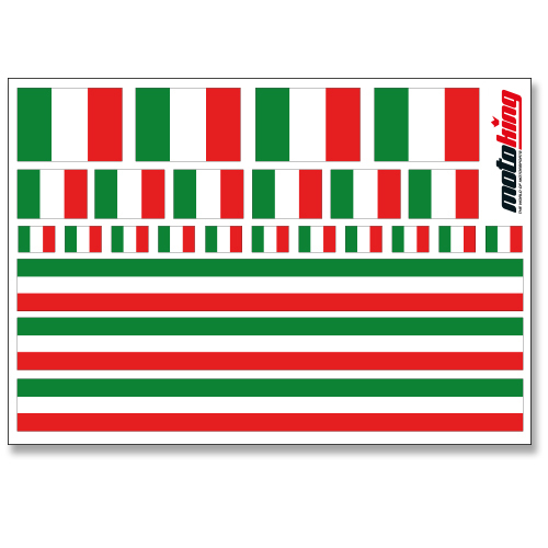 Italien aufkleber flaggen - aufkleber,