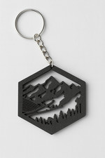 Schlüsselanhänger „Bergabenteuer“ – mit Bergpanorama | Robust und Leicht