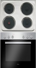 Amica EHE 932 000 E EEK:A Einbauherd-Set mit Massekochfeld, 67 L, SteamClean, Cl