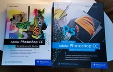 2 Bücher Adobe Photoshop CC, wie neu
