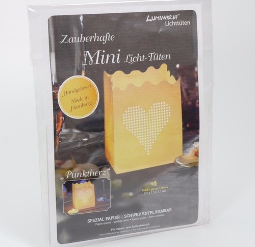 Deko lichttüten herz klein - lichttüten, herz,