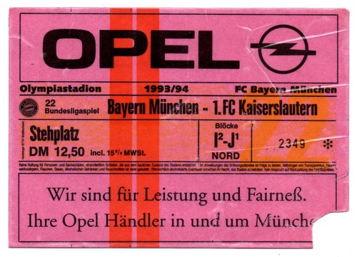 Ticket bayern münchen 1 - ticket,