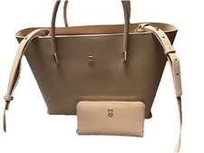 Tommy Hilfiger Damen Umhängetasche mit Geldbeutel Rosa