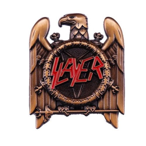 Slayer adler band logo pin - slayer,