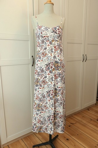 Maxikleid mit blumenmuster - maxikleid,
