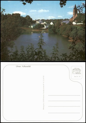 Ulmen ortsansicht mit - ulmen, (eifel)