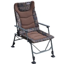 AGEM Angelstuhl XL Faltbar 150kg Karpfenstuhl mit Armlehnen Camping stuhl 3002D