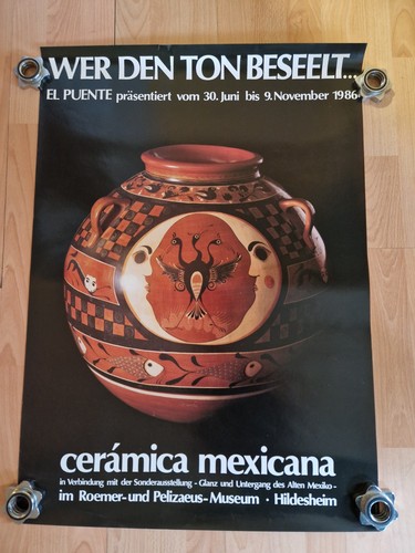 Plakat mexiko keramik - plakat, 1986