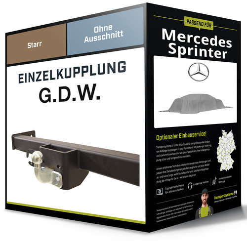 Starre anhängerkupplung für - starre,