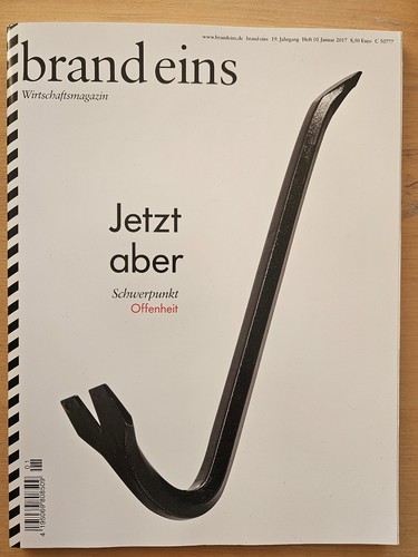 Brand eins heft januar - heft, 2017