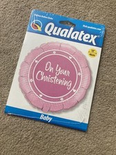 SECHS Taufballons 18" - Taufe