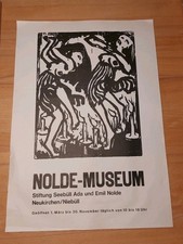 1970er Ausstellungs Poster