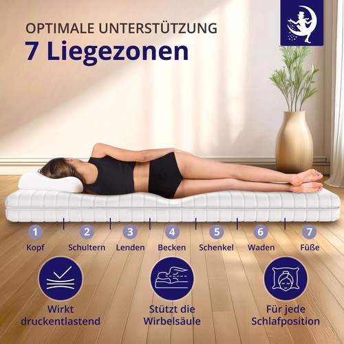 Kaltschaum matratze zonen - kaltschaum, 7