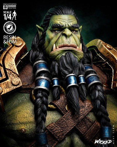 Thrall warcraft bust - 3,,