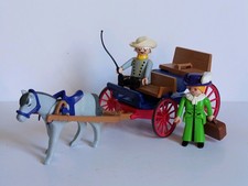 Playmobil Western ACW Südstaatler mit Dame ,Kutsche ,Pferd und Zubehör,Soldaten