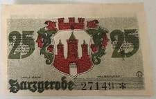 Notgeld Stadt Harzgerode