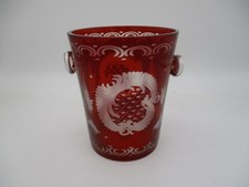 Böhmisches Glas Rubinrot