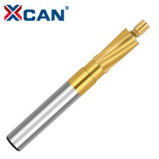 Flachsenker Zapfensenker HSSAL 4 Zähne CNC Schaftfräser Titan für Kupfer Alu