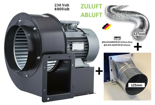 Radialgebläse radial axial - radial,