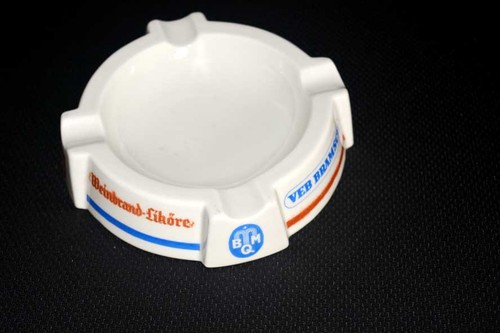 Ddr werbe aschenbecher - werbe-aschenbecher, &