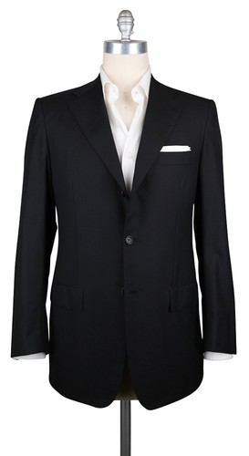 Kiton schwarzer woll - schwarzer,