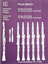 Frank Martin-Oboe d´amore/Orgel-Sonata d Chiesa-Universal Oboen Edition-Nr. 8169
