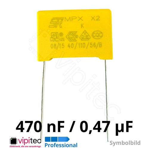 470nf mkp kondensator 10 - x2, ±10%