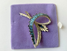 Brosche silberfarben Schleife