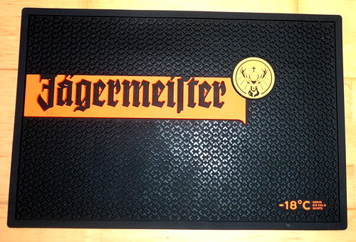 Jägermeister barmatte bar - jägermeister, pub