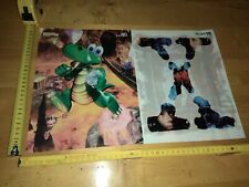 Old Vintage Promo Poster 43X30 Evil Zone & Croc 2 + Tee X Files Game PLAYSTATION