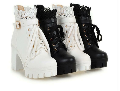 Damen stiefeletten punk biker - punk,