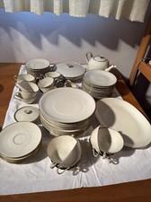 H&C Selb Bavaria Heinrich " Anmut " creme/gold Geschirr