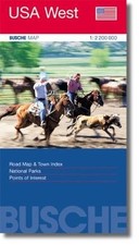 Strassenkarte USA: USA West 1