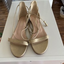 Windsor Sandaletten Feines Goldenes EchtLeder Butterweich Neu gr. 37 Zum Binden