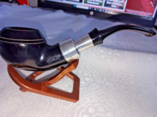 1 Pfeife Peterson's Dublin Sterling Silver 999 Spigot gebraucht  9 mm Filterbg