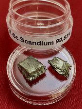 TOP  0,70g Scandium dendritisch 99,83% 21 Sc Seltene Erden Edelmetall rare earth