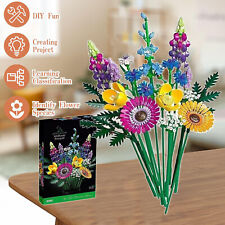 939 Stück Blumen Bausteine Set Blumenstrauß Modellsteine Bauspielzeug Baukasten