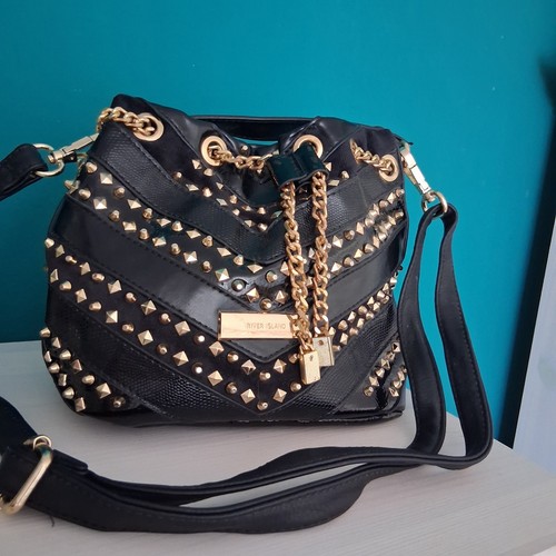 Rockige handtasche lack nieten - lack,
